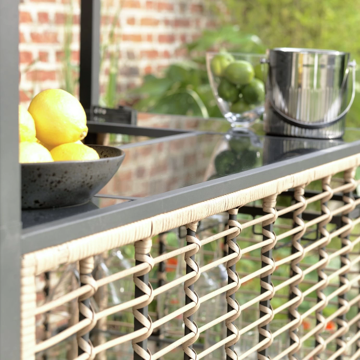 Habitat Beach Bar Gazebo With Stools - Natural - Image 8