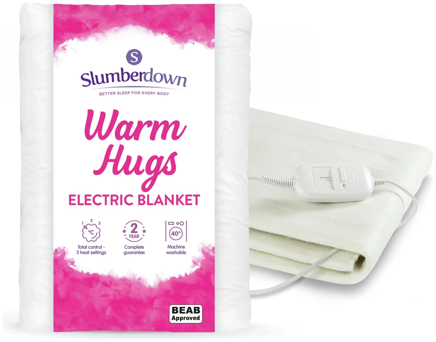 Slumberdown Essentials Electric Underblanket - Small Double - Image 2