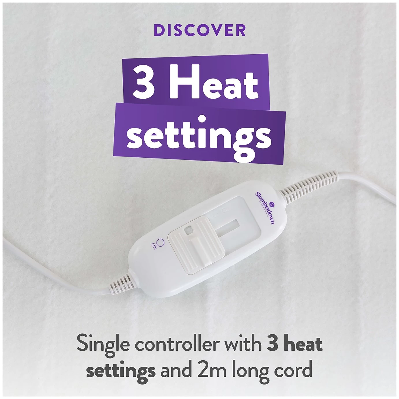 Slumberdown Essentials Electric Underblanket - Small Double - Image 3