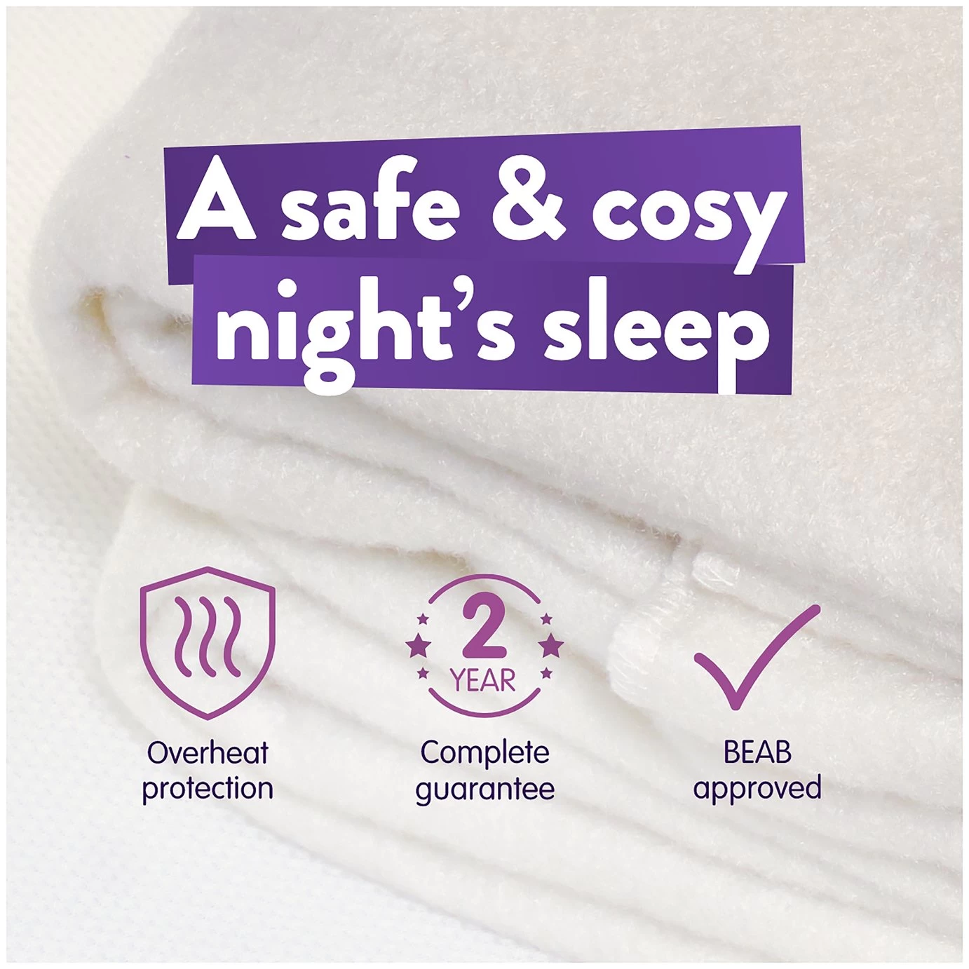 Slumberdown Essentials Electric Underblanket - Small Double - Image 11