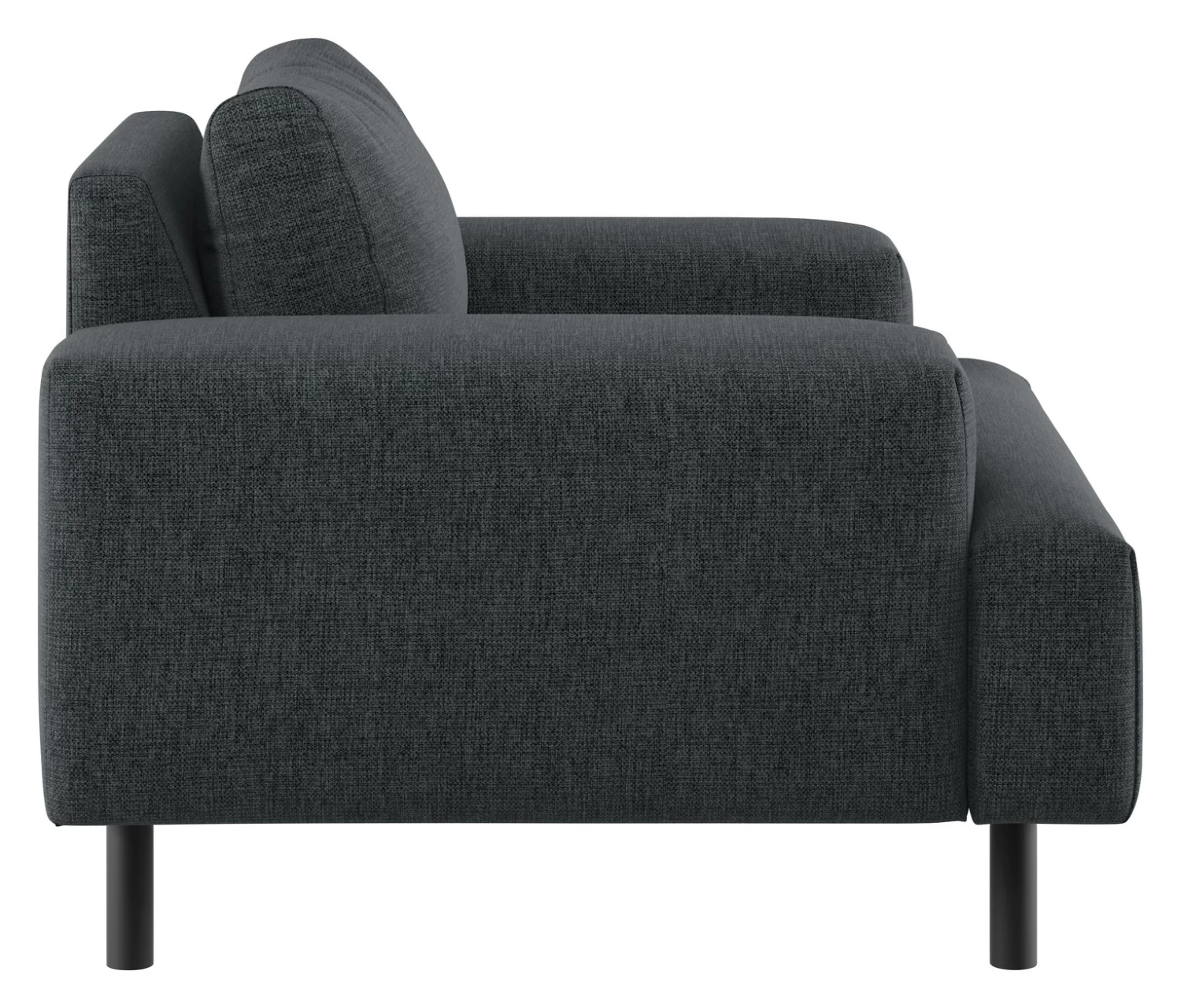 Habitat Julien Fabric Armchair - Charcoal - Image 4