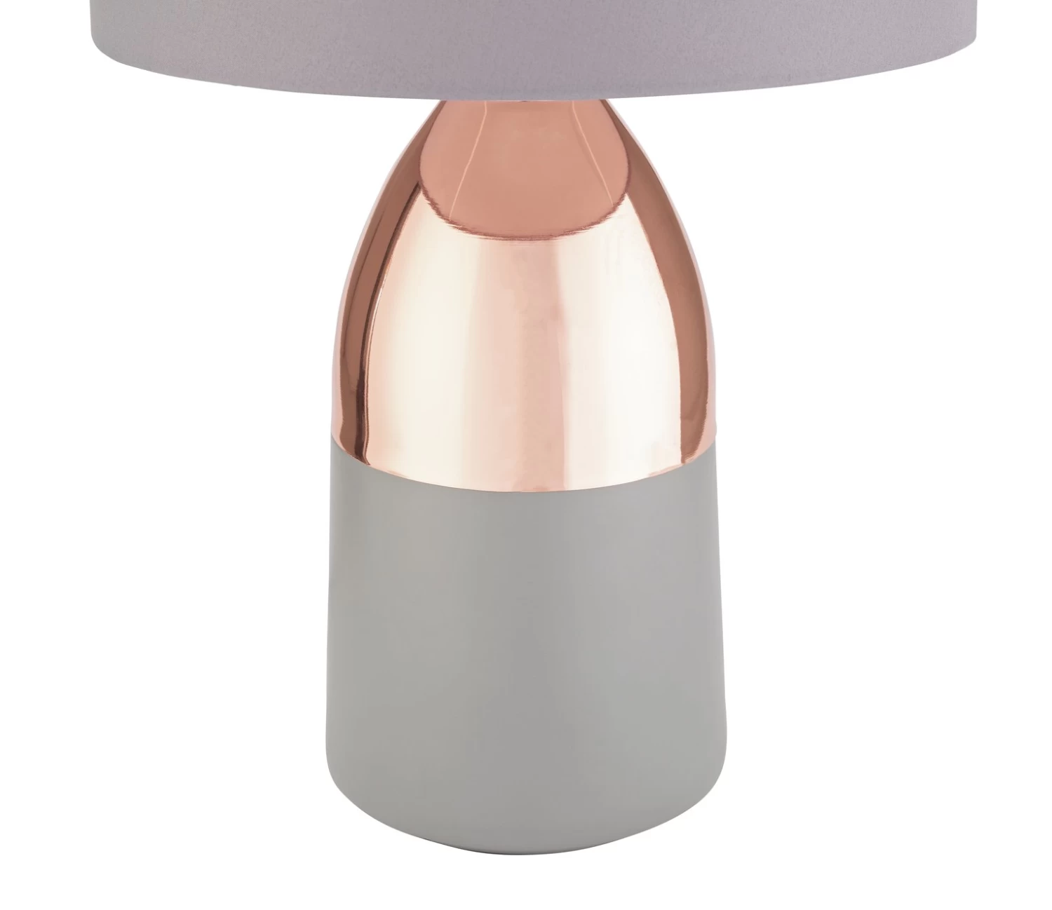 Habitat Pluto Touch Table Lamp - Copper & Grey - Image 4