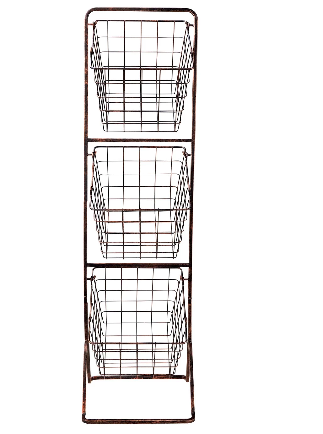Habitat 3 Tier Antique Finish Vegetable Stand - Image 3
