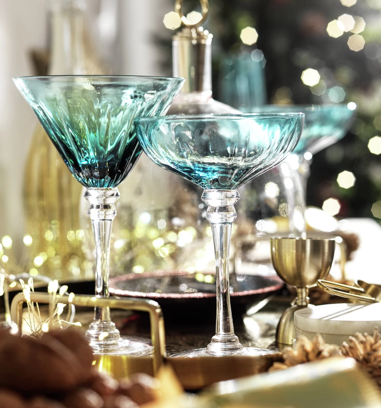 Habitat Japonica Set Of 4 Champagne Coupe - Image 6