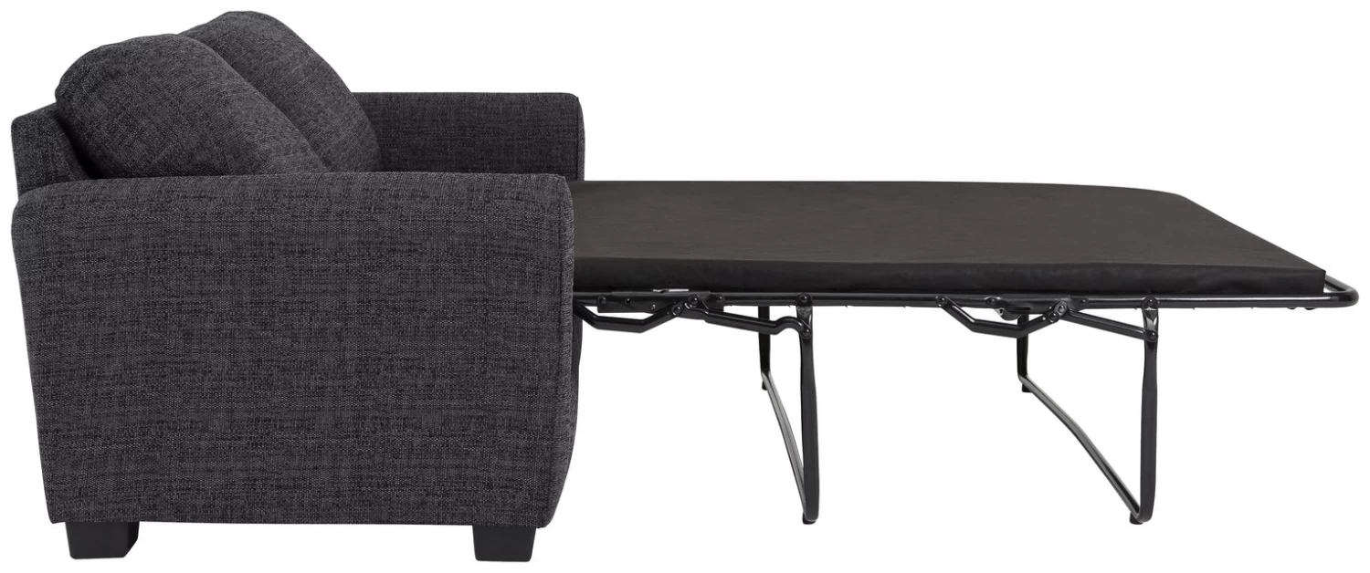 Habitat Lisbon Small Double Fabric Sofa Bed - Charcoal - Image 7