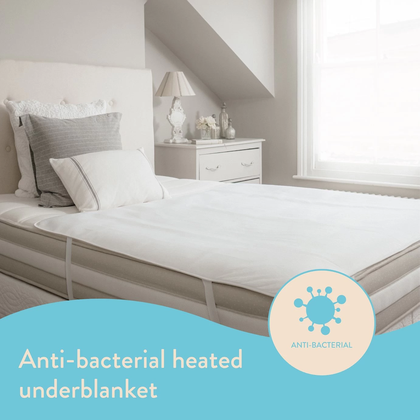 Dreamland Antibacterial Heated Underblanket - Single - Image 2