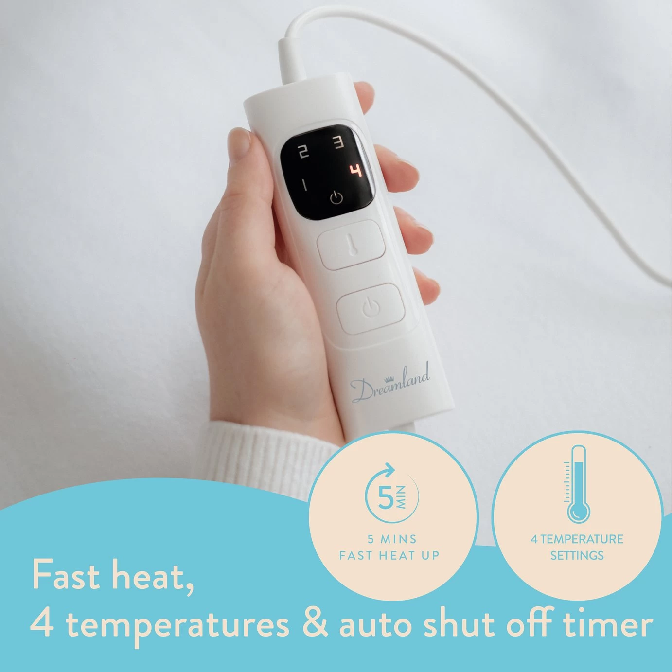 Dreamland Antibacterial Heated Underblanket - Single - Image 4