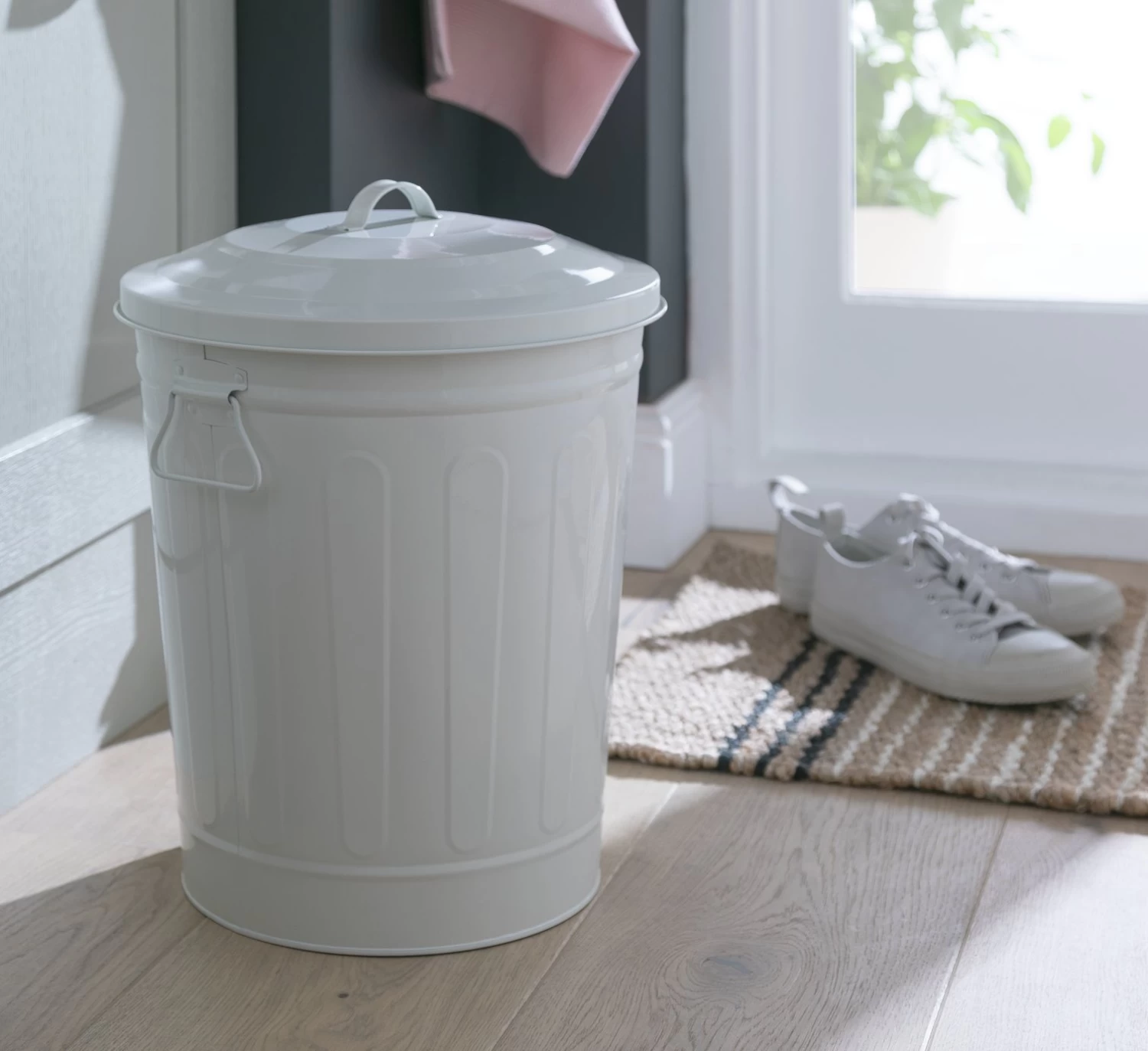 Habitat 25 Litre Waste Bin - Cream - Image 2