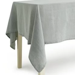 Habitat Linen Tablecloth - Duck Egg Blue
