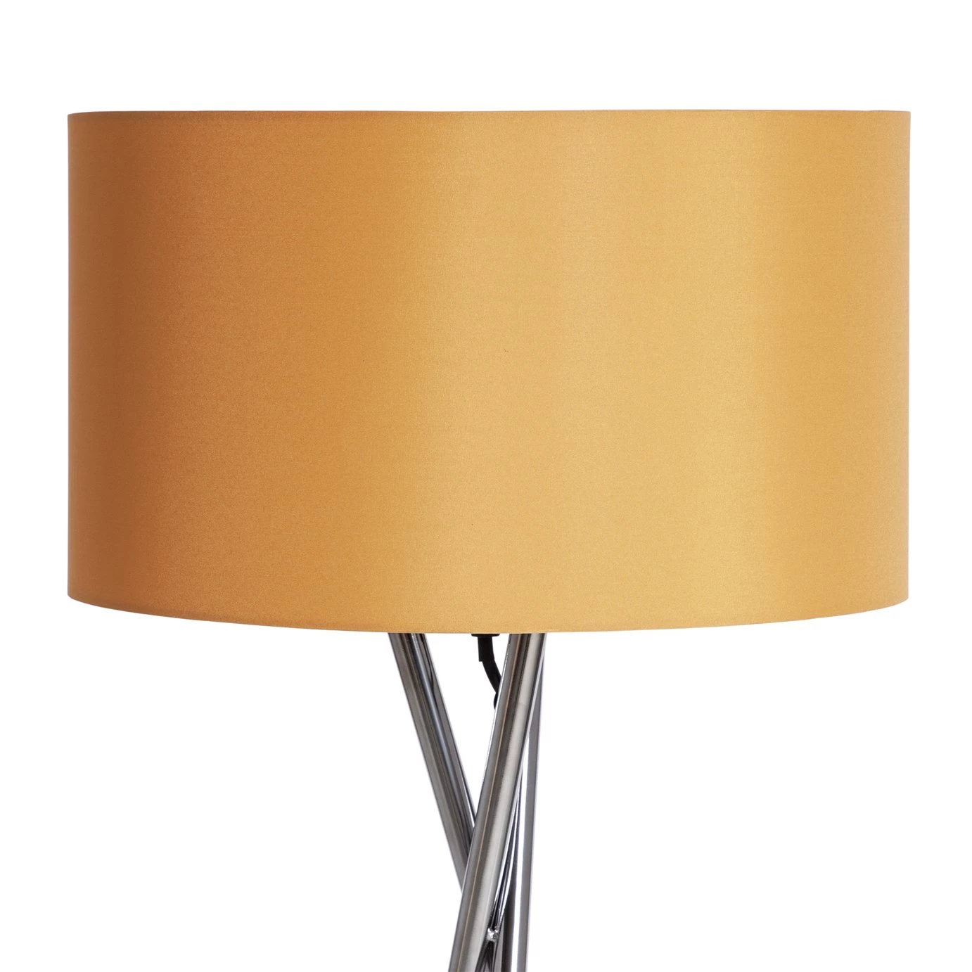 Habitat Tripod Floor Lamp - Mustard And Chrome - Image 5