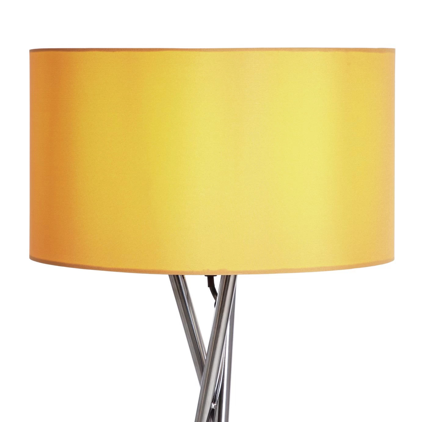 Habitat Tripod Floor Lamp - Mustard And Chrome - Image 6