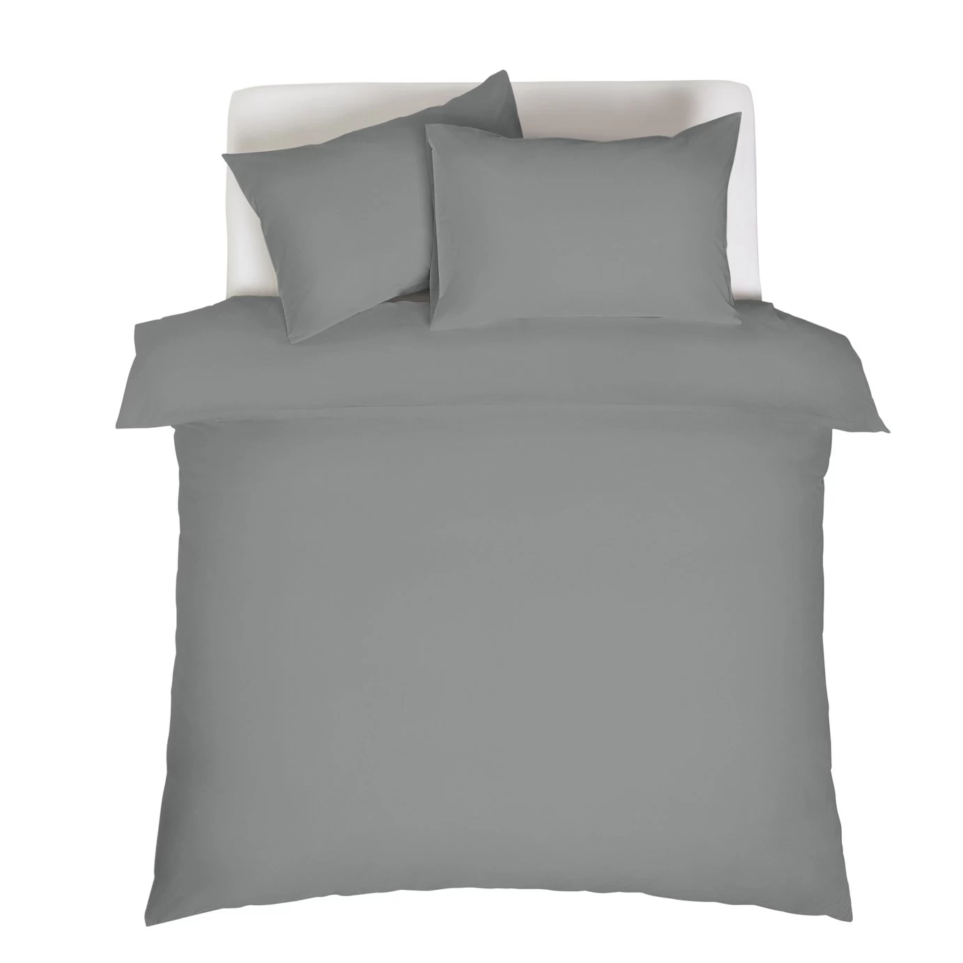 Habitat Cool Tencel Cotton Dove Grey Bedding Set - Single - Image 3