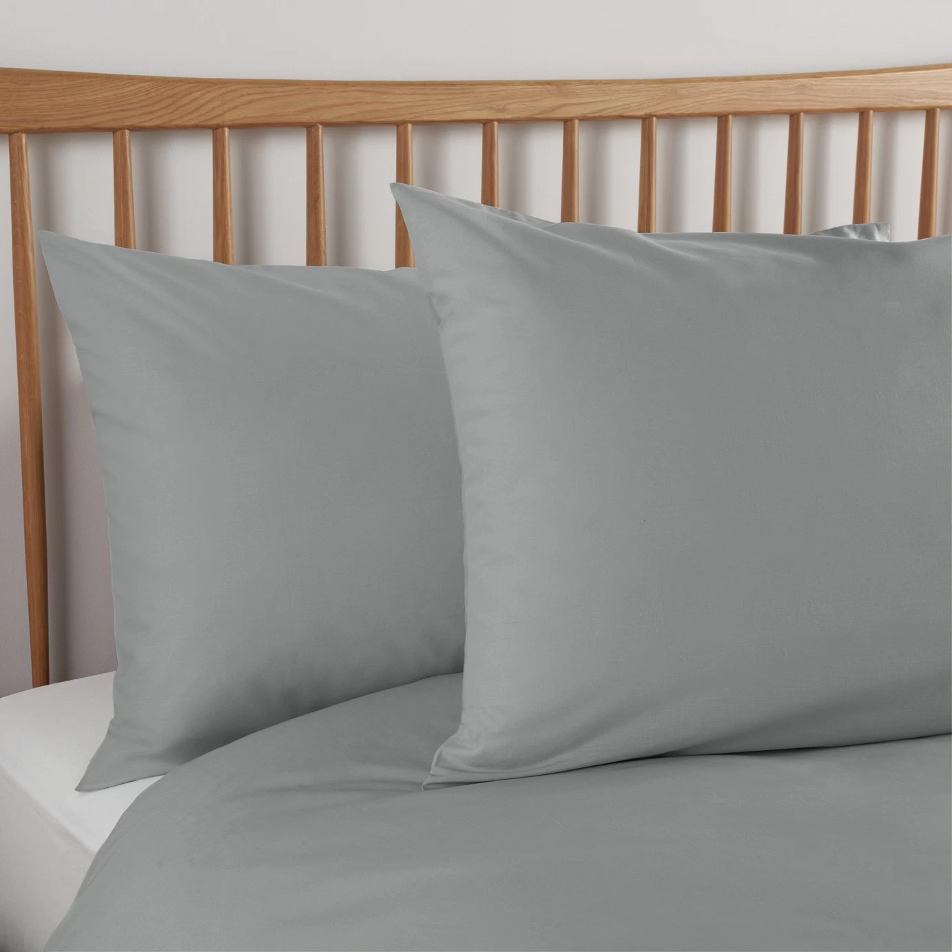 Habitat Cool Tencel Cotton Dove Grey Bedding Set - Single - Image 4