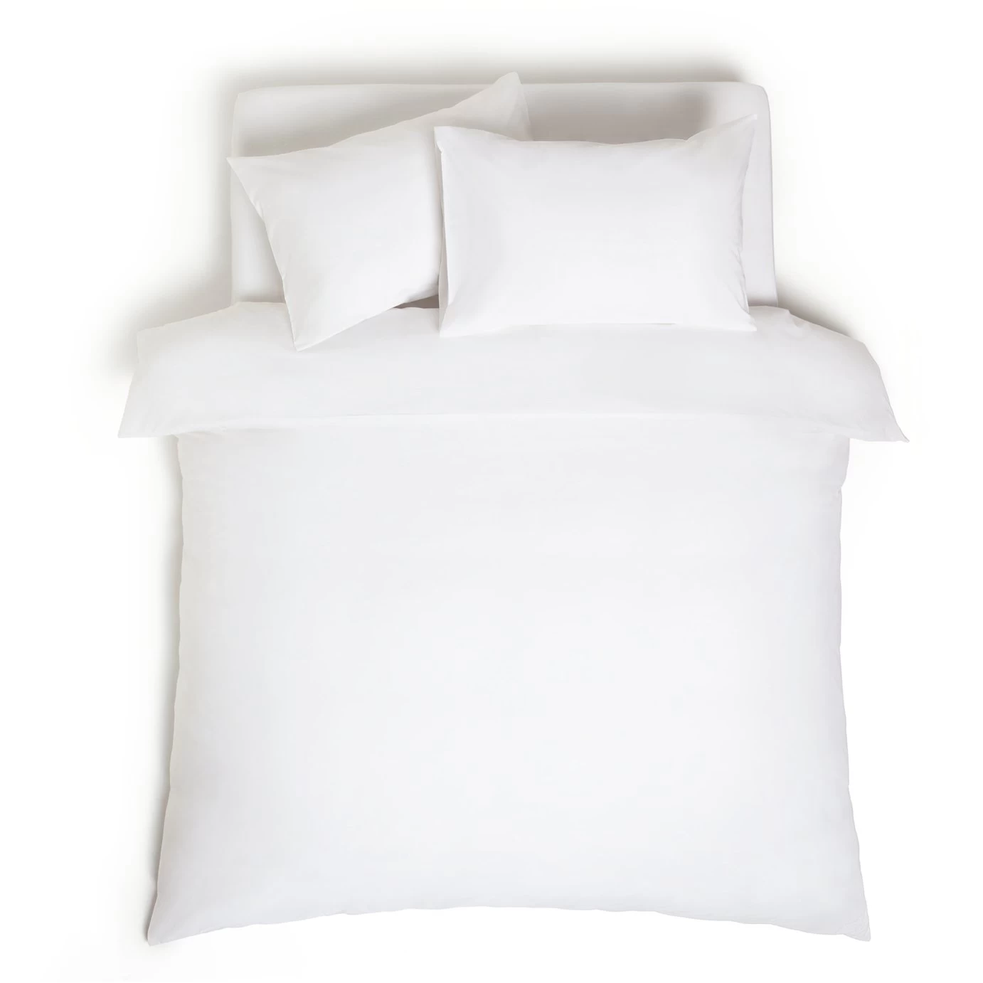 Habitat Cool Tencel Cotton Plain White Bedding Set - Single - Image 3