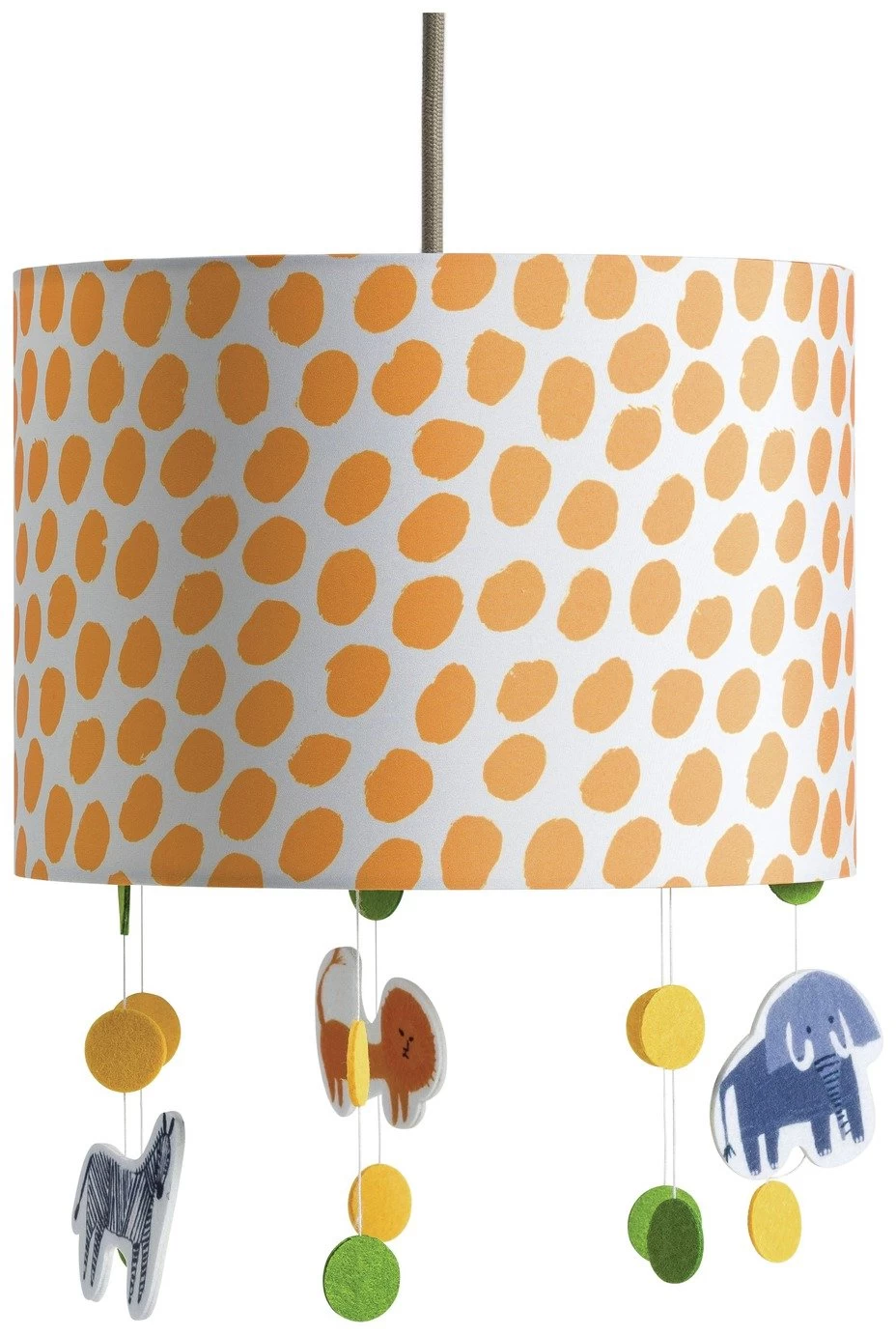 Habitat Kids Drum Dash Print & Hanging Animal Ceiling Shade - Image 3