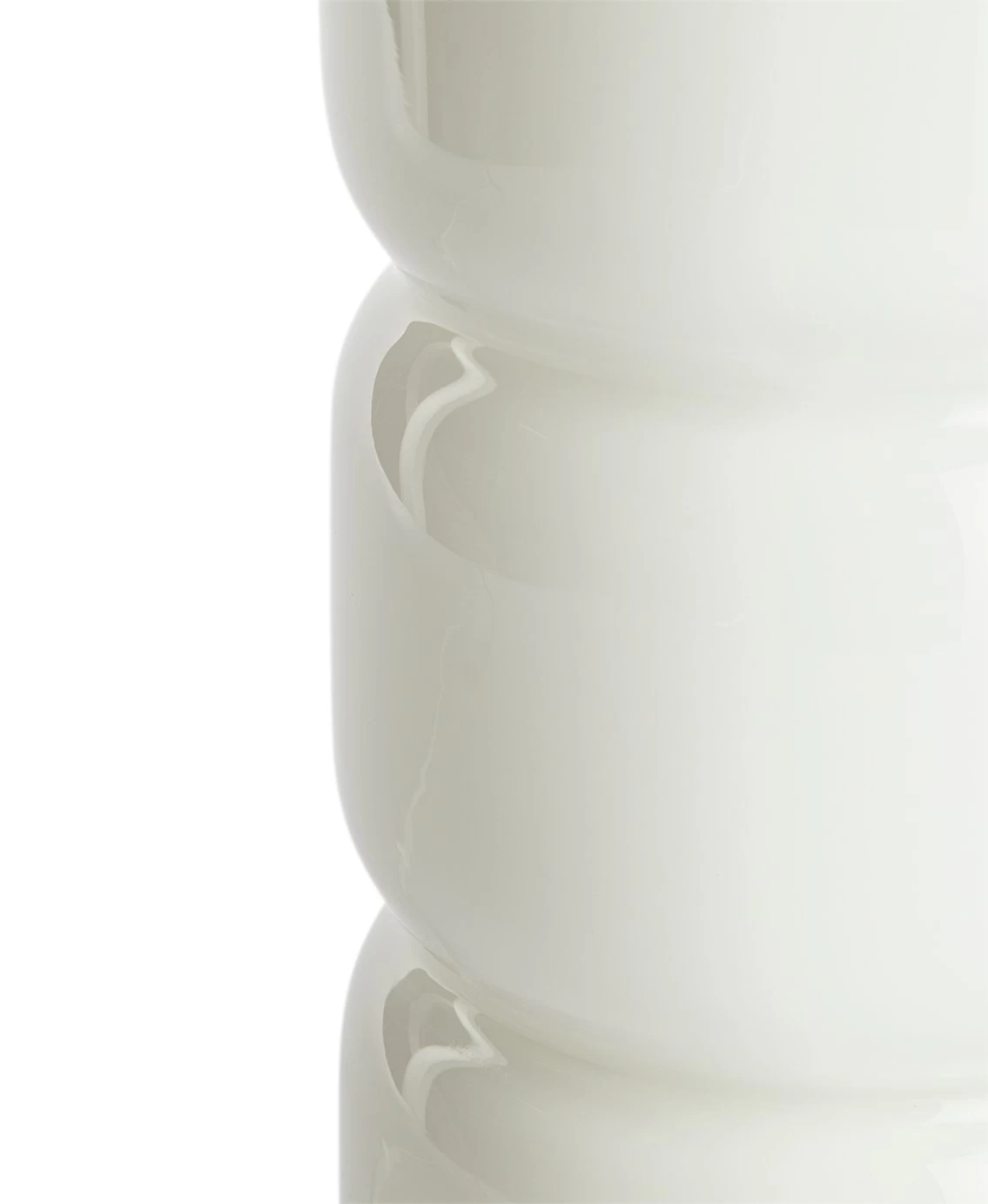 Habitat Parr Glass Column Table Lamp - White - Image 4