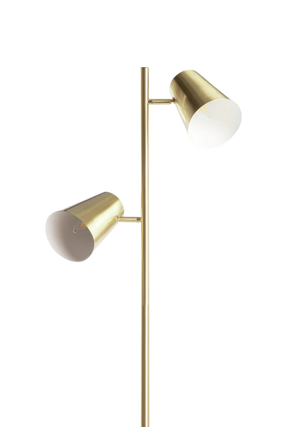 Habitat Iras Brass 2 Light Floor Lamp - Gold - Image 6