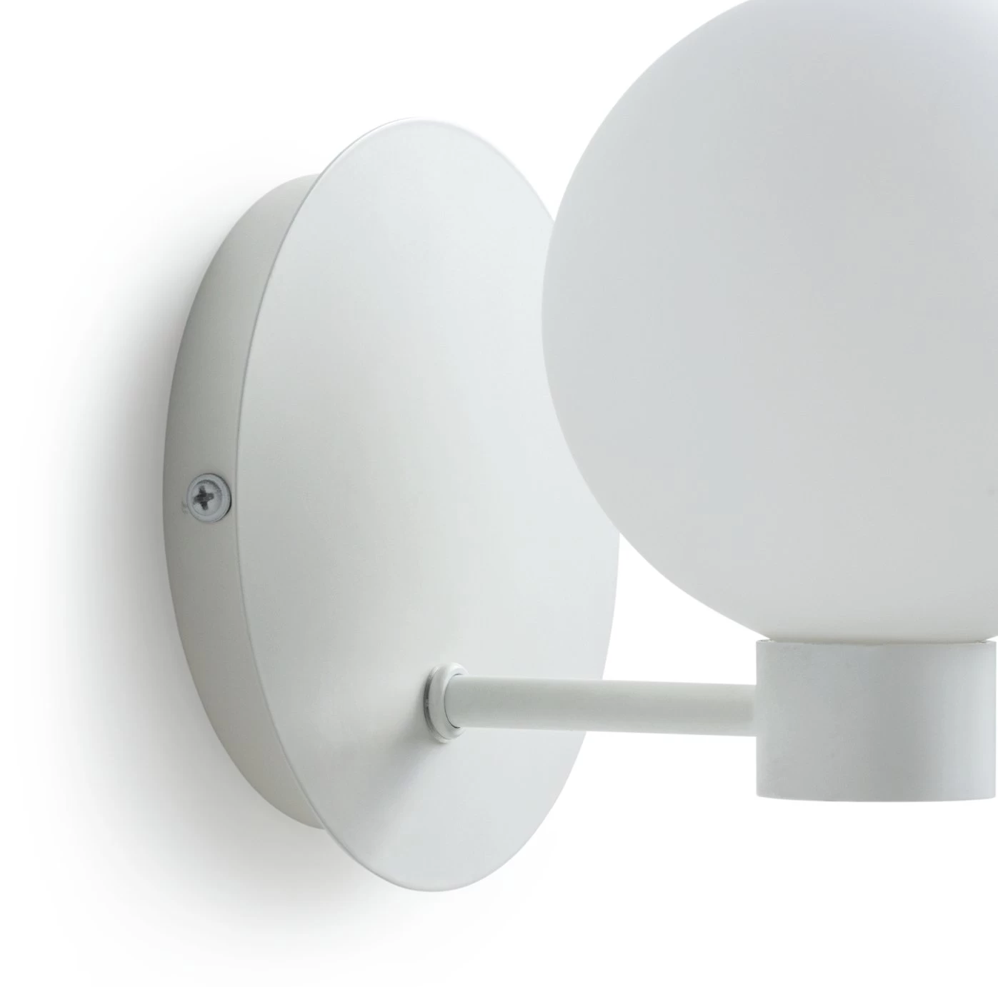 Habitat Opal Glass Wall Light - White - Image 3