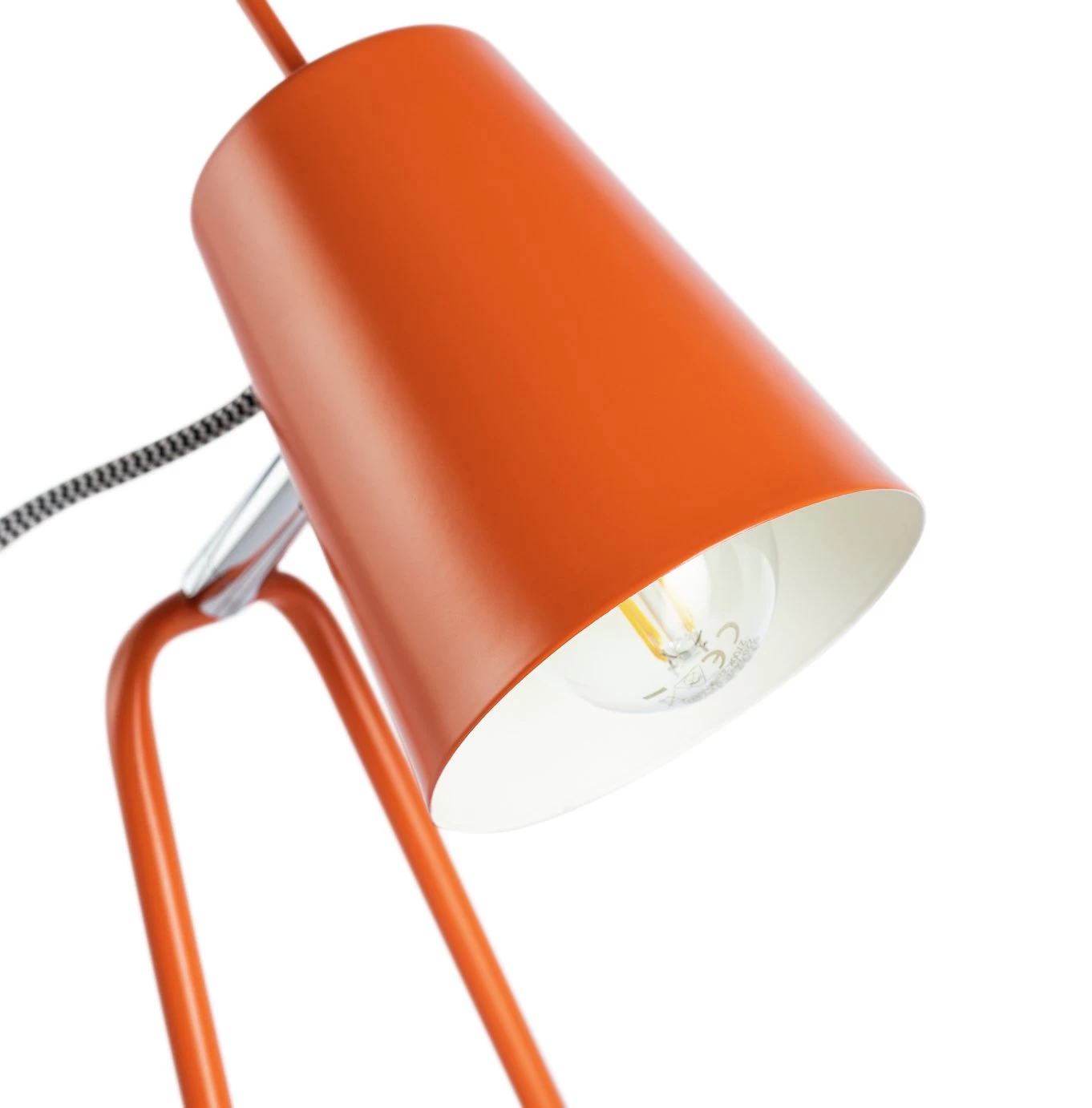 Habitat Lizzie Desk Lamp - Orange - Image 3