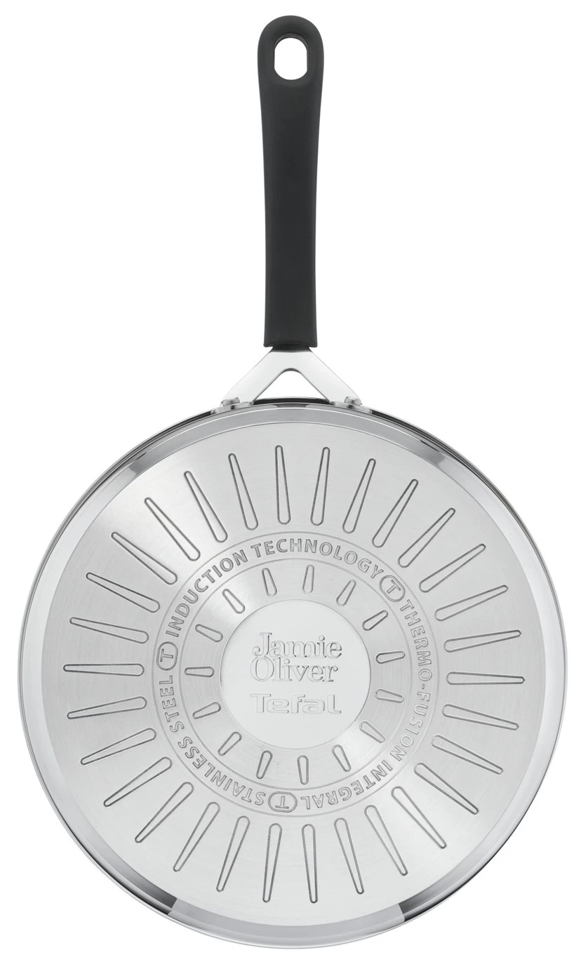 Tefal Jamie Oliver 25cm Non Stick Stainless Steel Saute Pan - Image 6