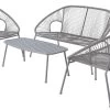 Habitat Nordic Spring 4 Seater Patio Set - Grey