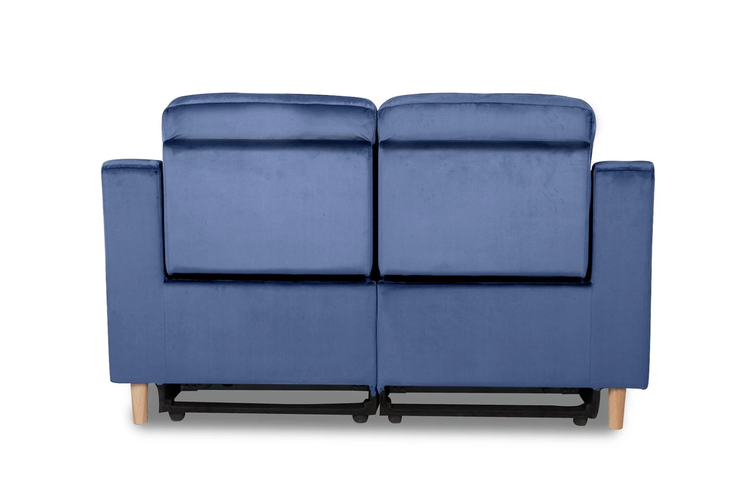 Habitat Emerson Velvet 2 Seater Recliner Sofa - Navy Blue - Image 7