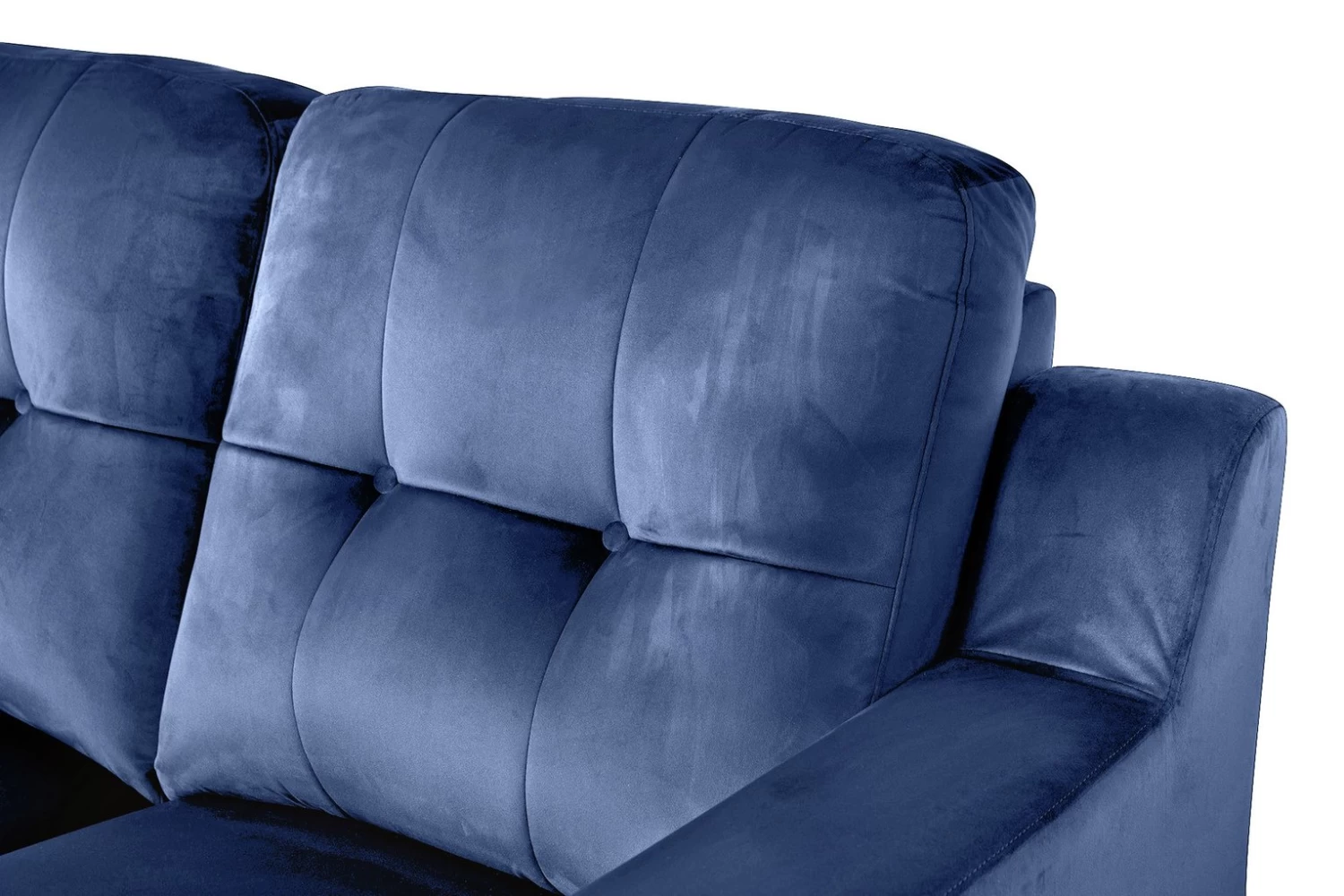 Habitat Emerson Velvet 2 Seater Recliner Sofa - Navy Blue - Image 12