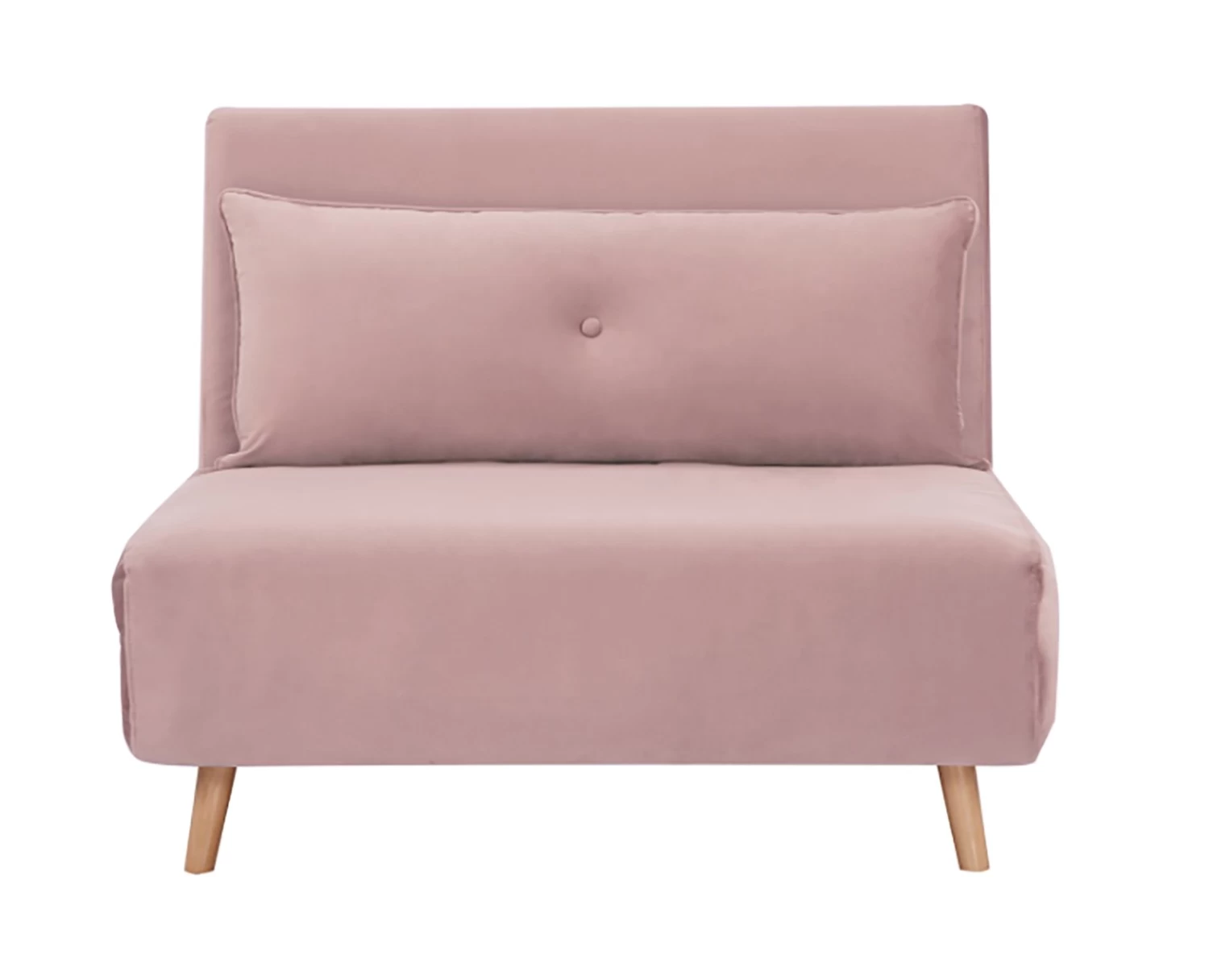 Habitat Roma Single Velvet Chairbed - Pink - Image 9