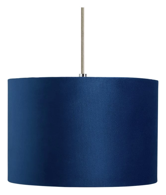 Habitat 40cm Velvet Shade - Navy - Image 2