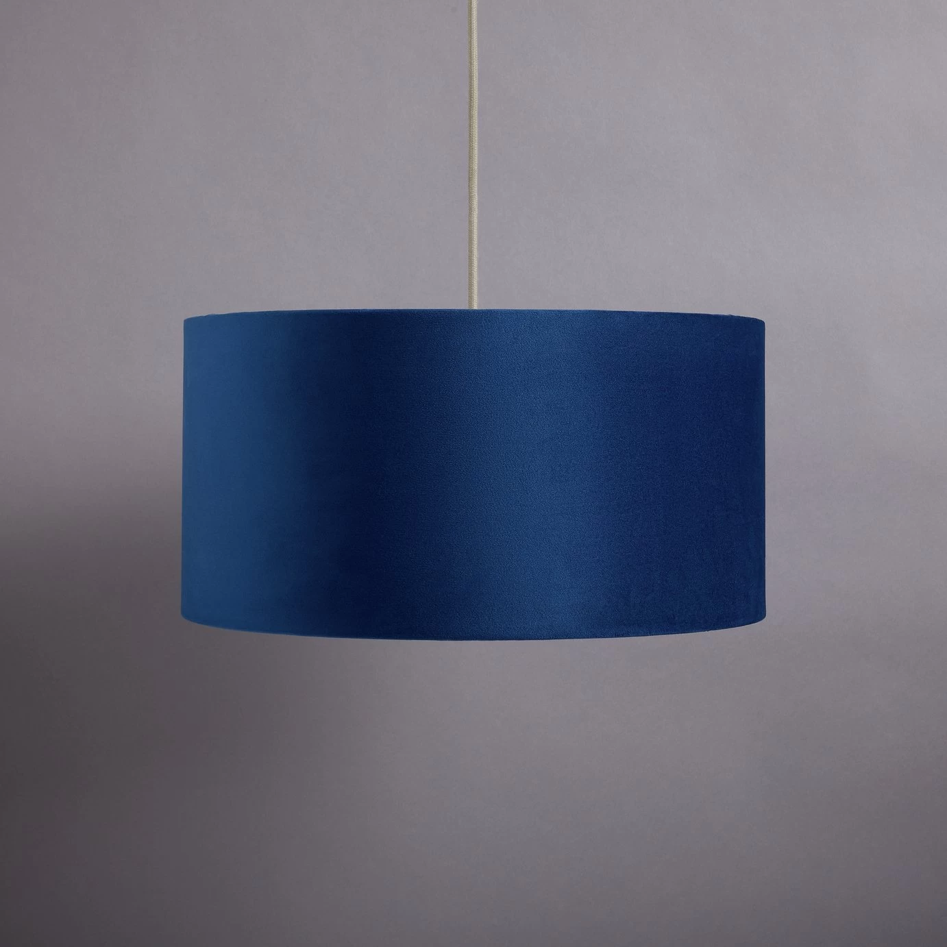 Habitat 40cm Velvet Shade - Navy - Image 6