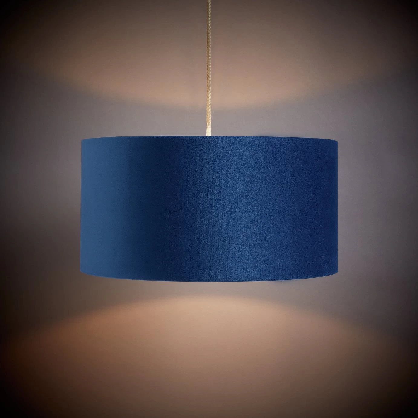 Habitat 40cm Velvet Shade - Navy - Image 8