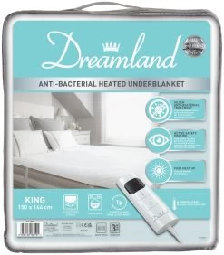 Dreamland Antibacterial Heated Underblanket - Kingsize