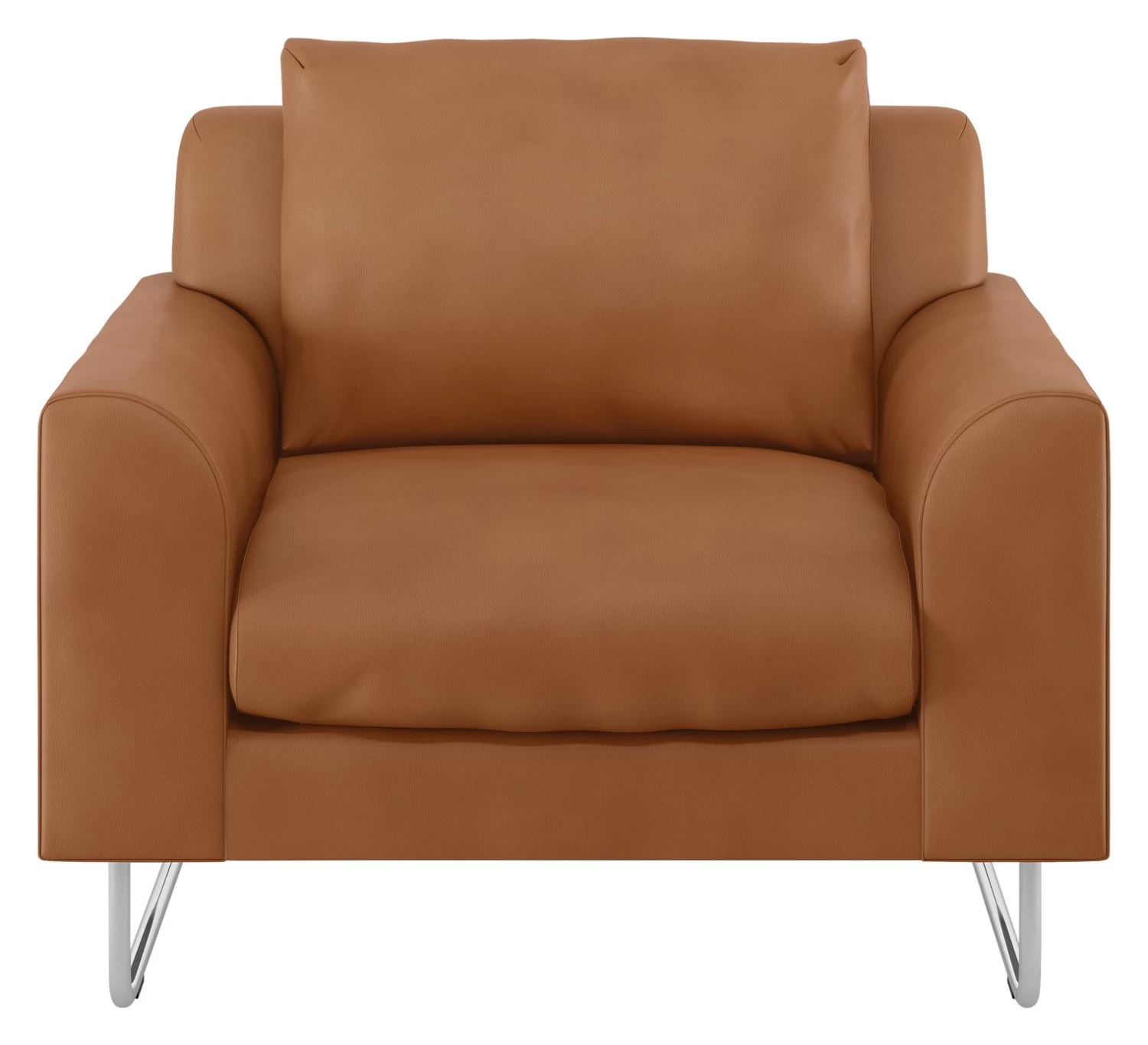 Habitat Lyle Leather Armchair - Tan