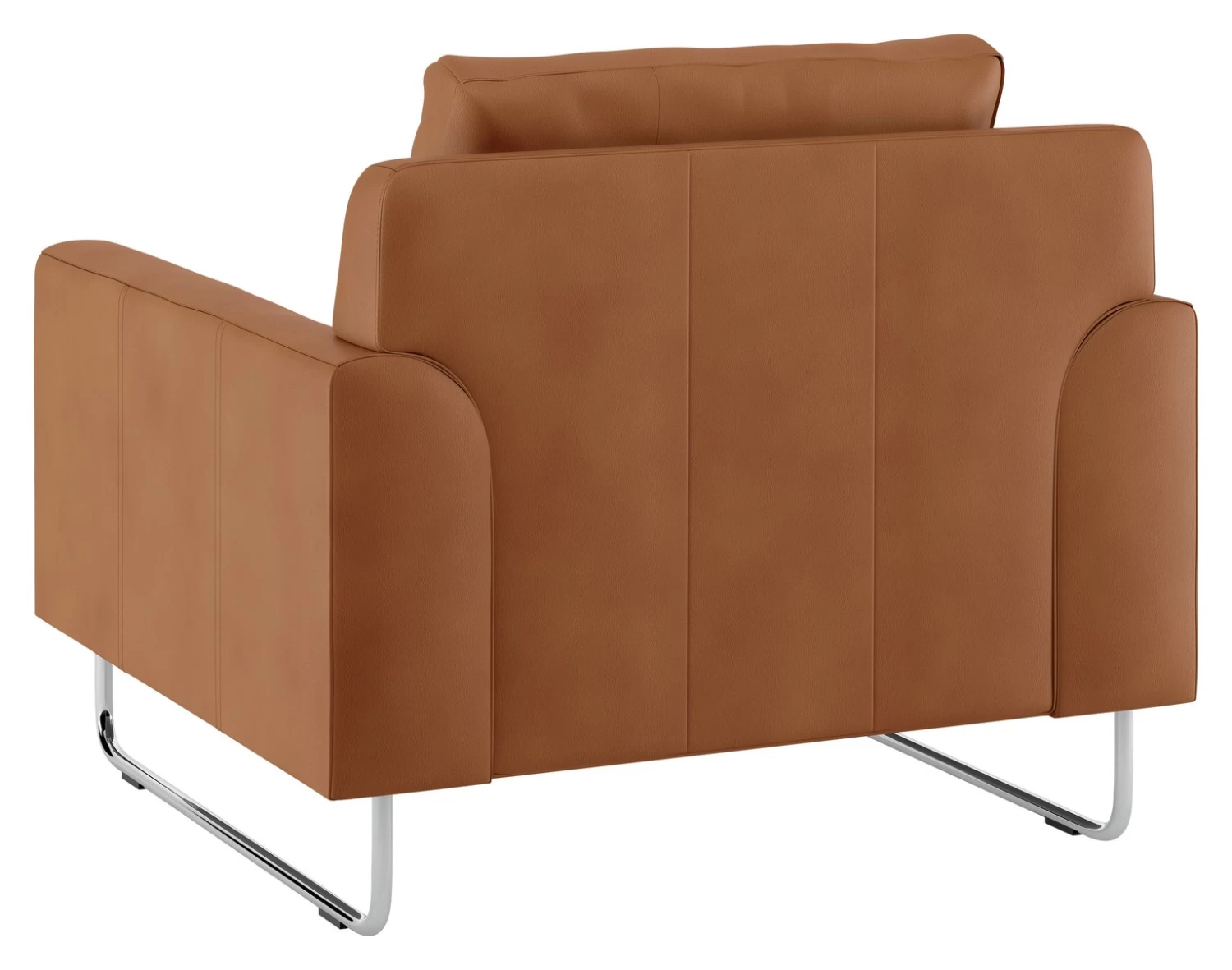 Habitat Lyle Leather Armchair - Tan - Image 3