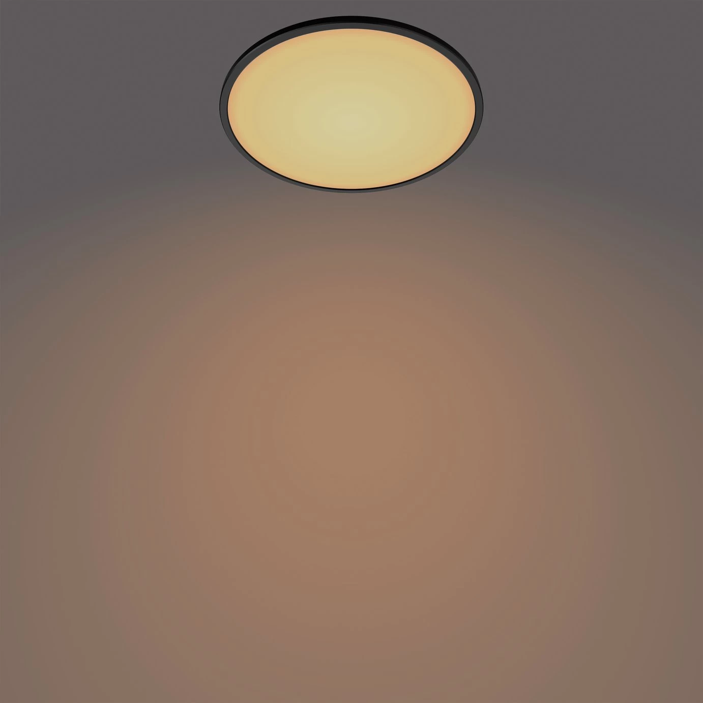 Philips Super Slim Flush To Ceiling Light - Black - Image 4