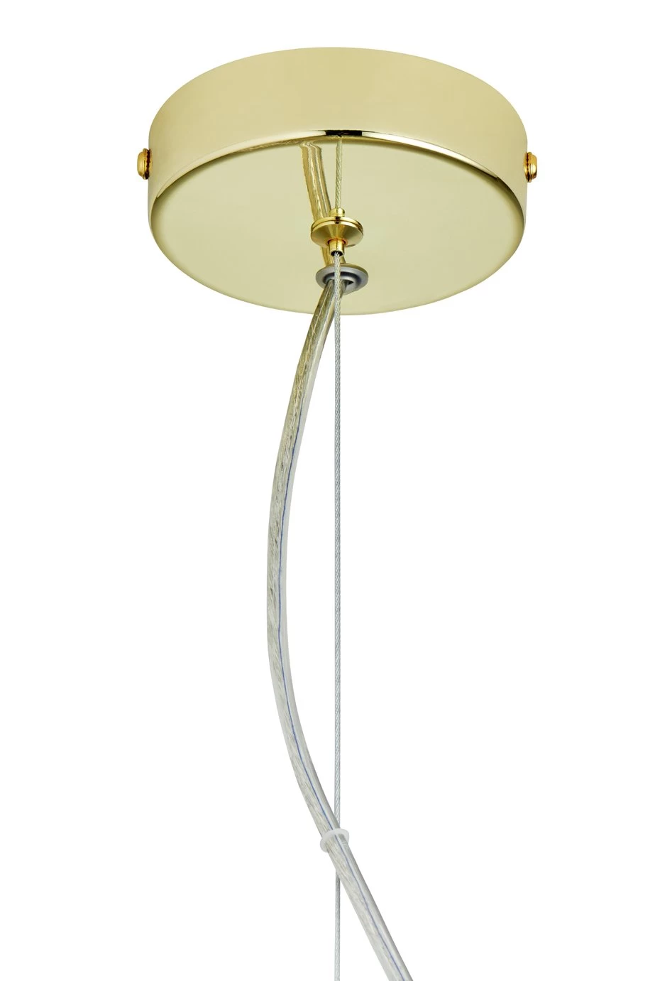 Habitat Kiso Opal 3 Tier Pendant Shade - Brass - Image 3