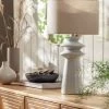 Habitat Astraeus Ceramic Table Lamp - White & Cream