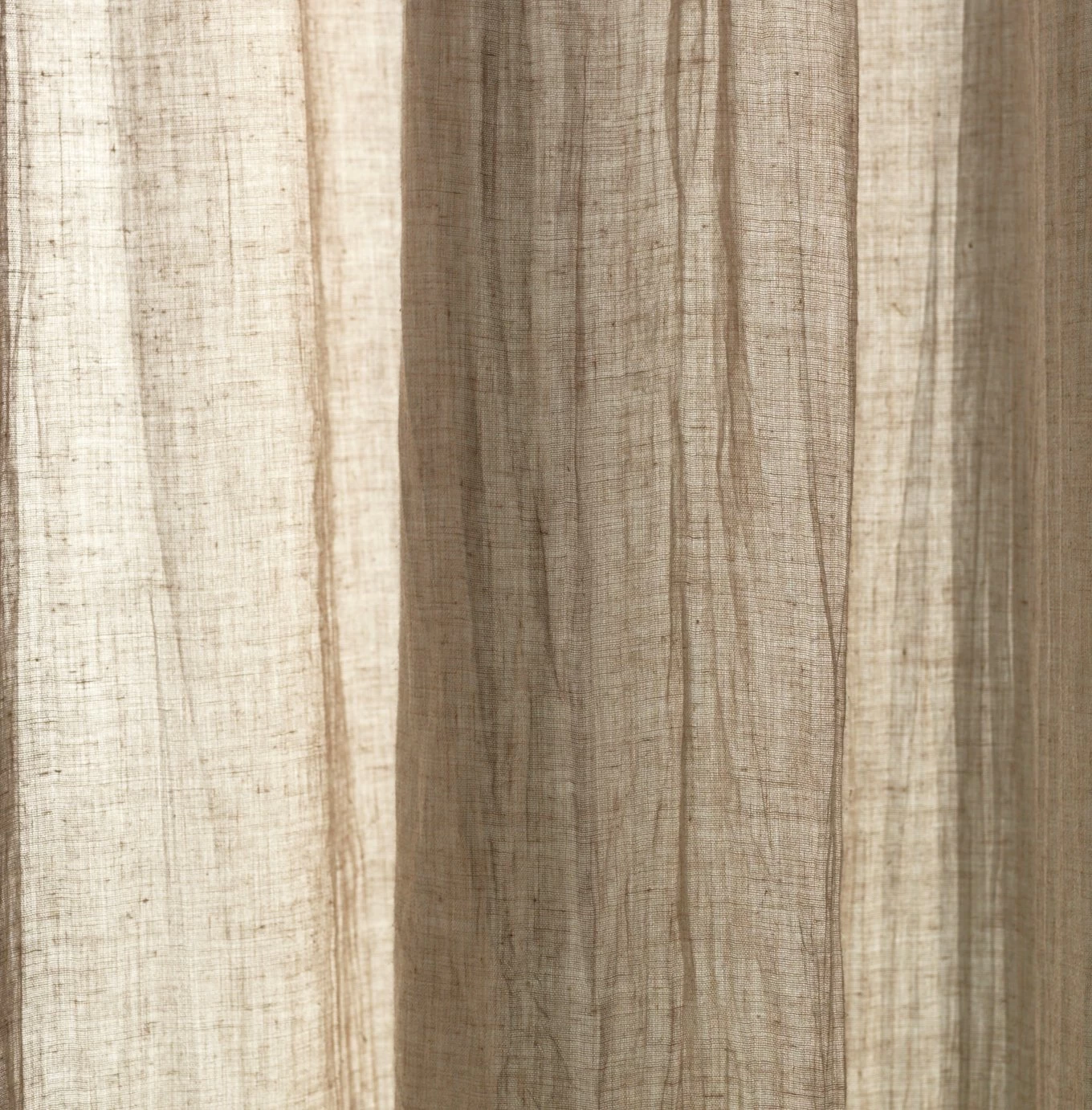 Habitat Double Voile Unlined Sheer Curtain - Natural - Image 4