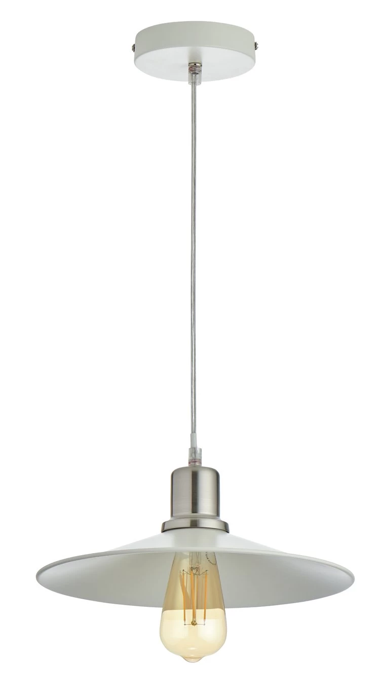 Habitat Pixie Pendant Light - Off White