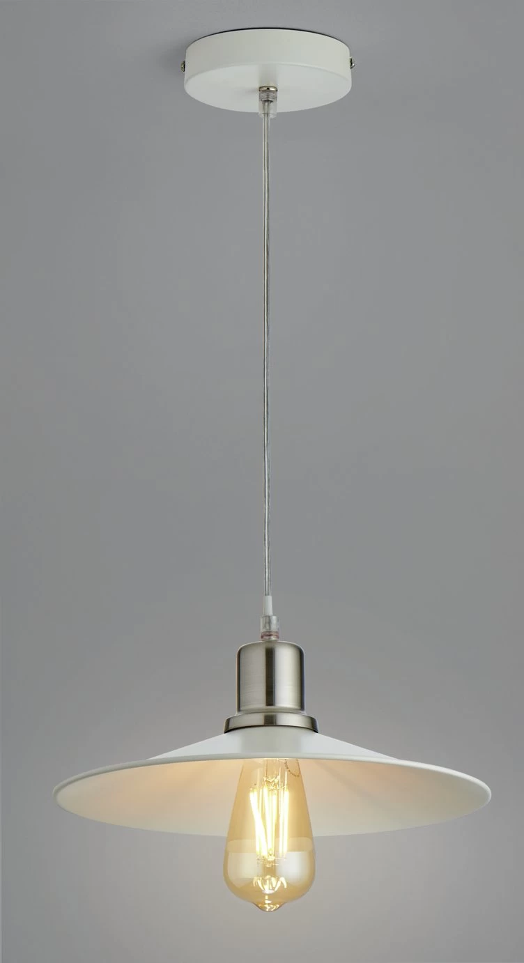 Habitat Pixie Pendant Light - Off White - Image 2