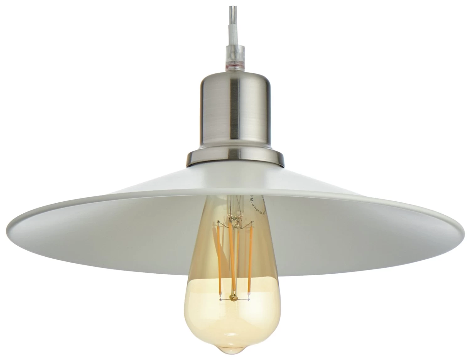 Habitat Pixie Pendant Light - Off White - Image 5