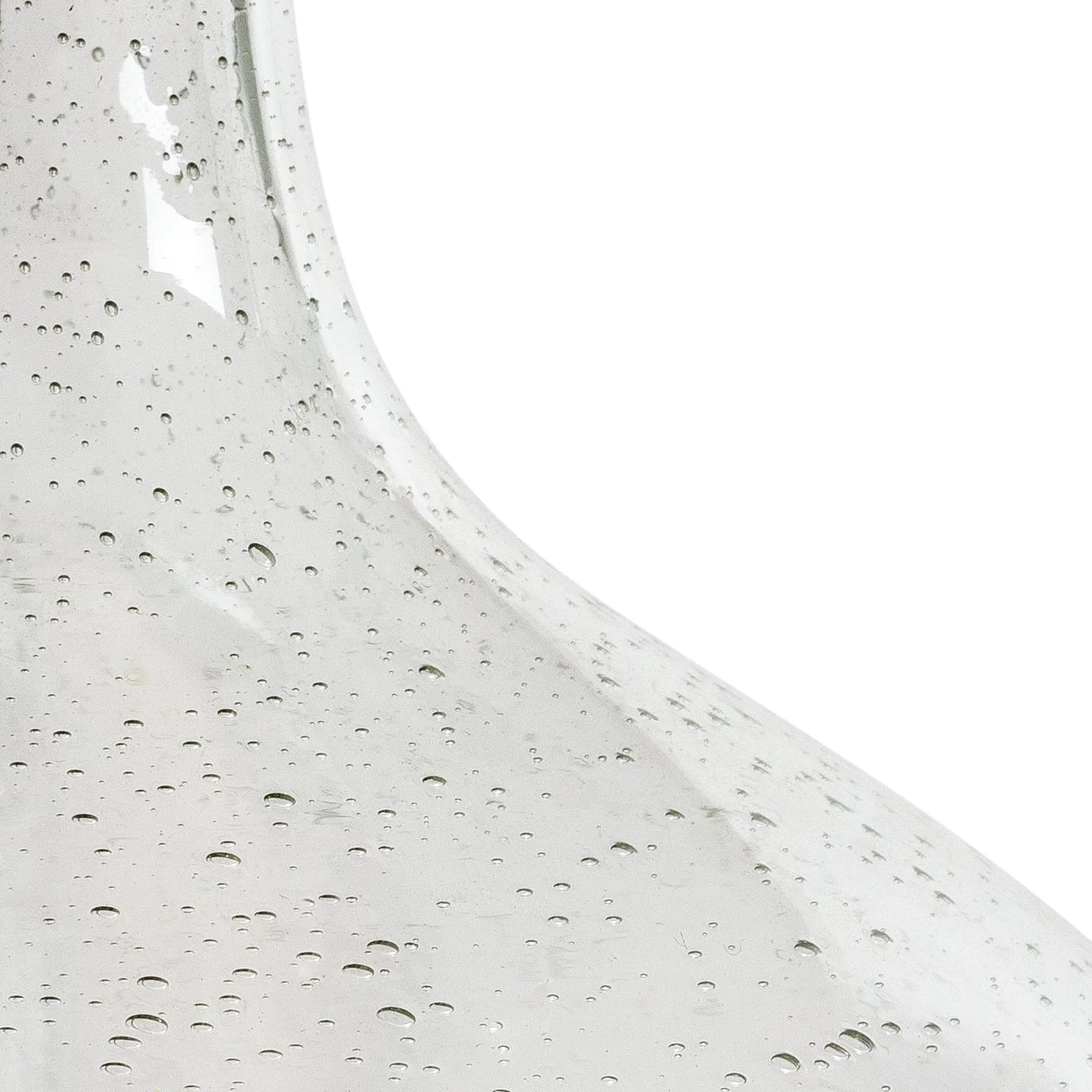 Habitat Abas Glass Table Lamp - Clear & Cream - Image 5