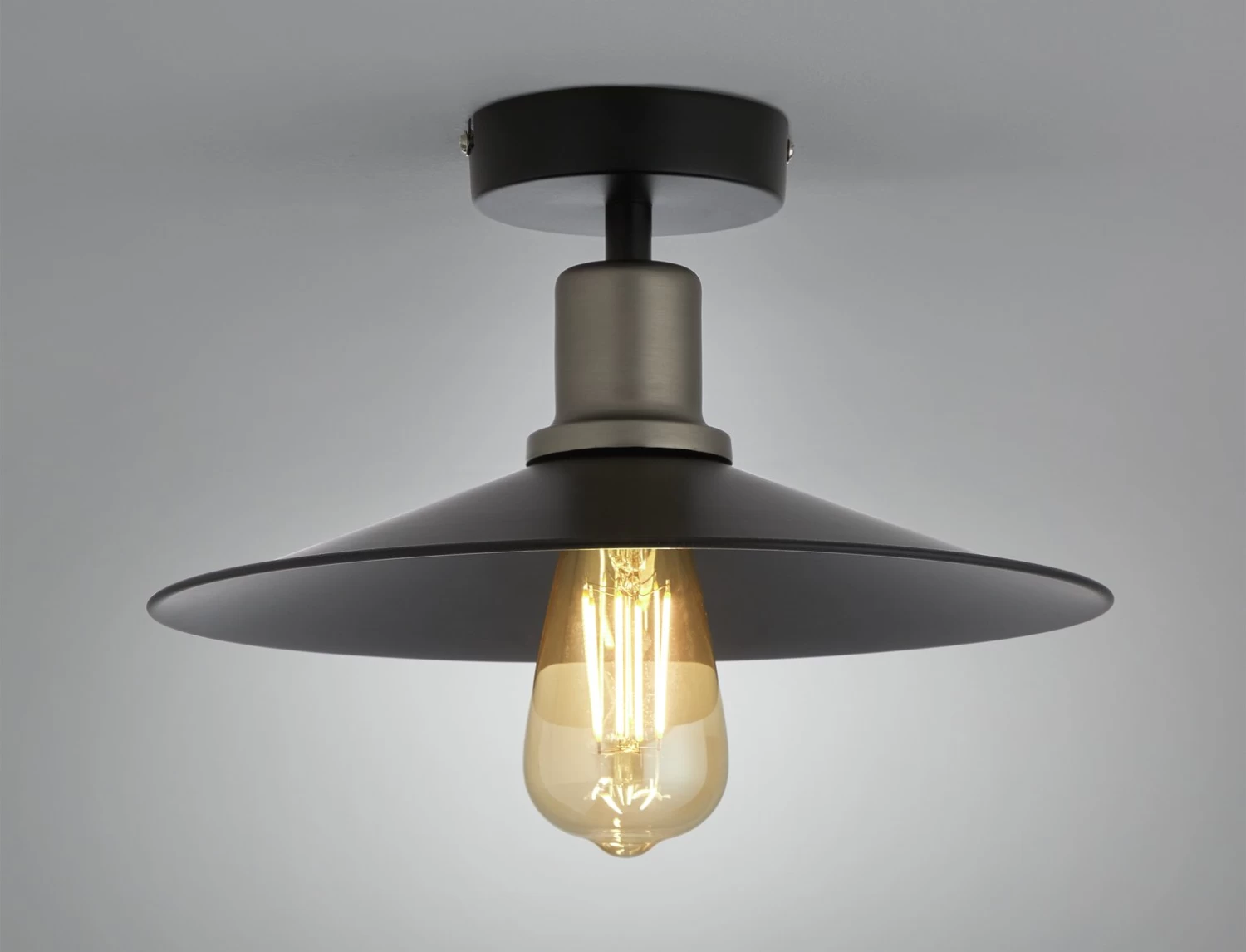 Habitat Pixie Flush To Ceiling Light - Black - Image 8