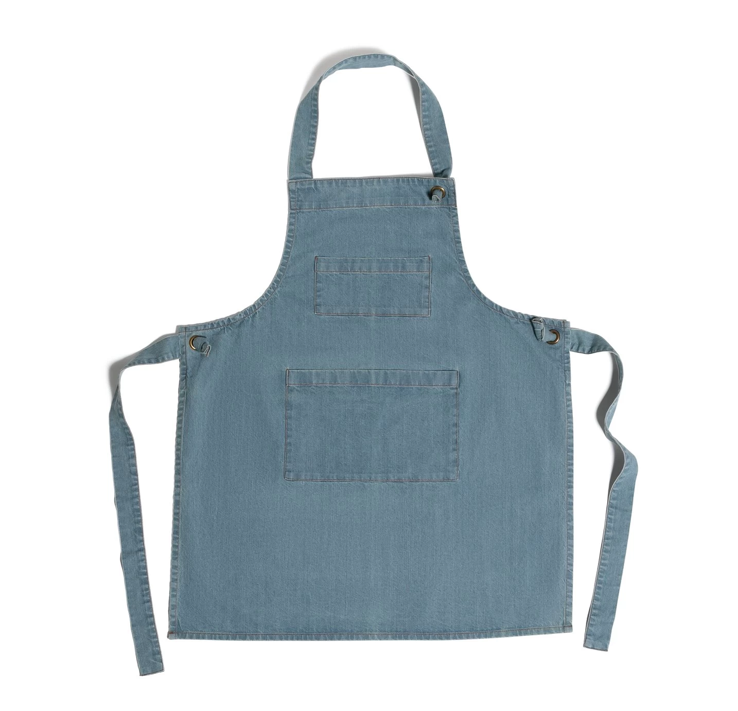 Habitat Mediterranean Denim Apron - Blue - Image 4