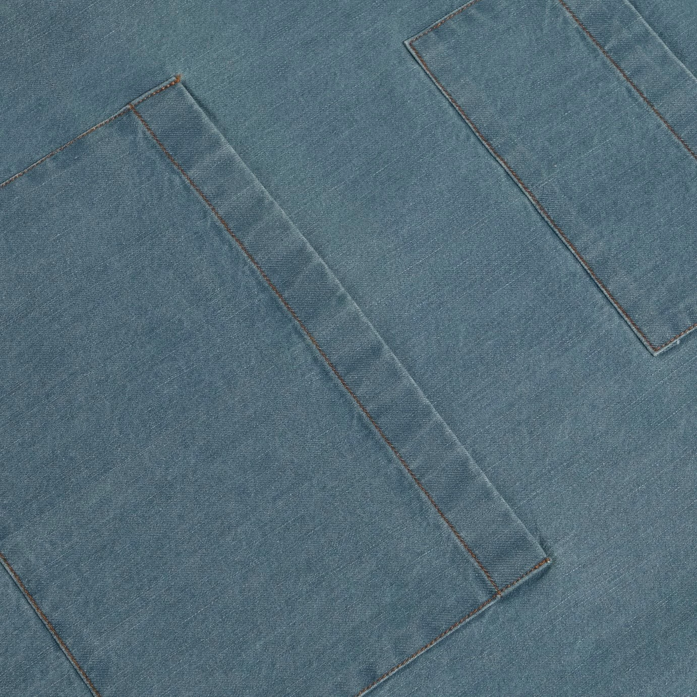 Habitat Mediterranean Denim Apron - Blue - Image 5