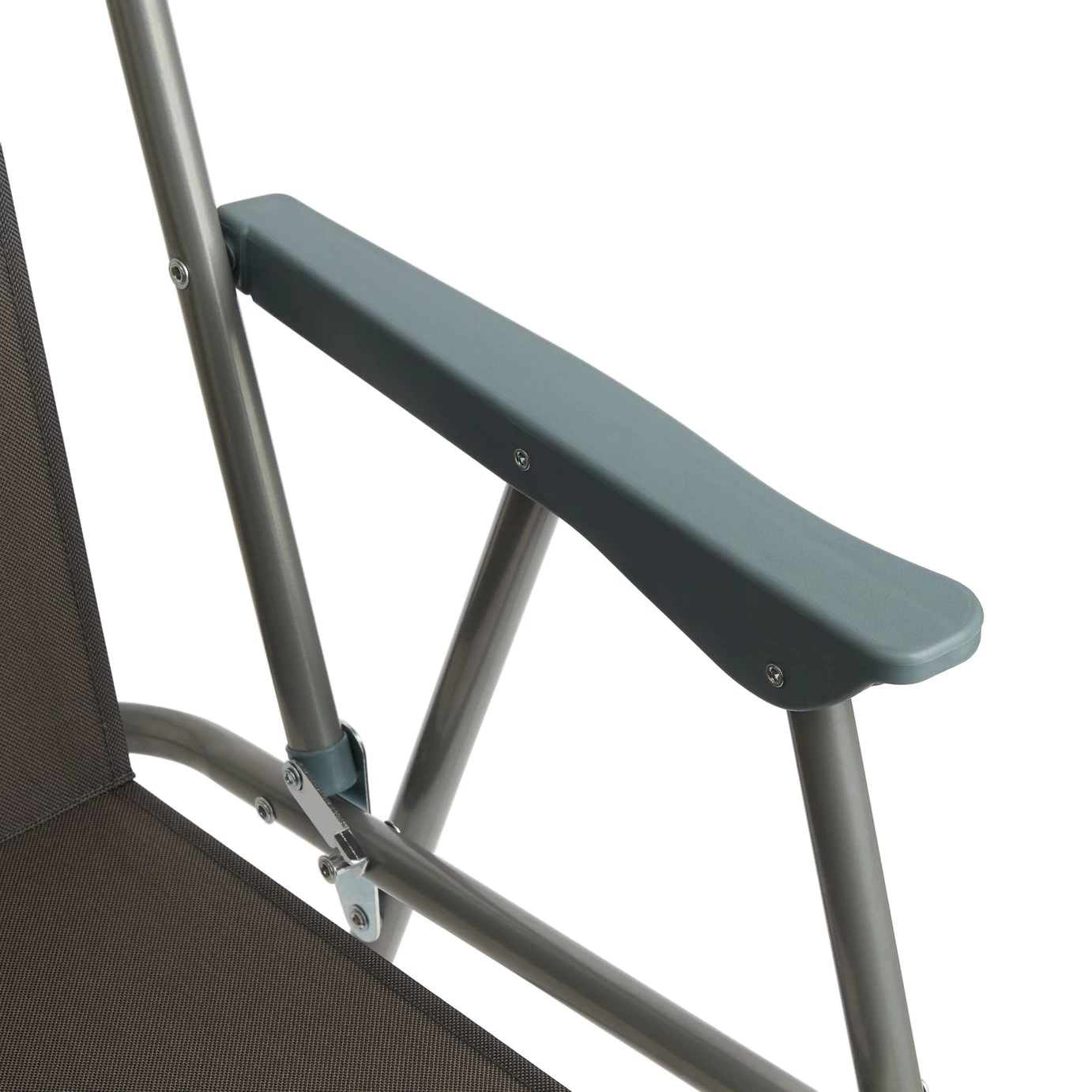 Habitat Folding Metal Garden Chair - Charcoal - Image 6