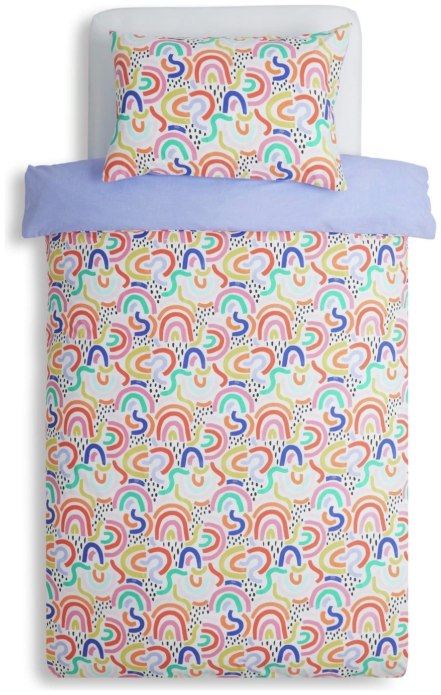 Habitat Kids Rainbow Brights Bedding Set - Single - Image 3