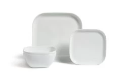 Habitat Riko Square 12 Piece Dinner Set - White
