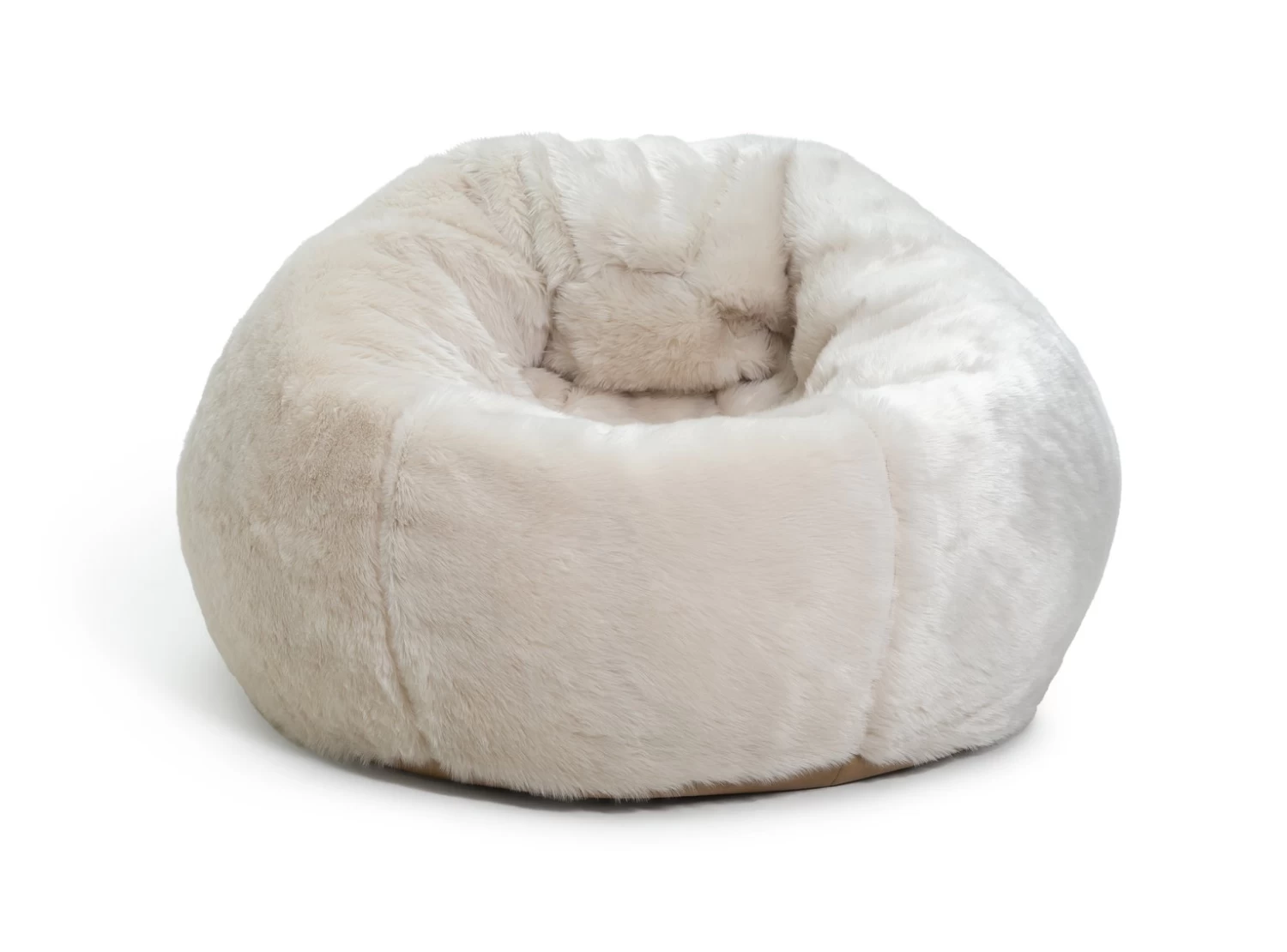 Kaikoo Ayrton Fur Beanbag- Cream