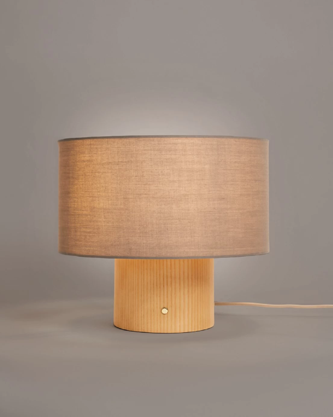 Habitat Modern Scandi Touch Table Lamp - Ash Grey & Oak - Image 5